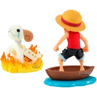 Banpresto ONE PIECE - COLLECTABLE FIGURE - MONKEY.D.LUFFY & GOING MERRY
