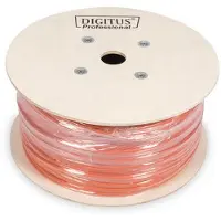 Digitus CAT 7 S/FTP Datenkabel - Verlegekabel, 500 m, Simplex, Dca-s2, d1, a1, 500 m, Cat7, S/FTP (S-STP), Orange