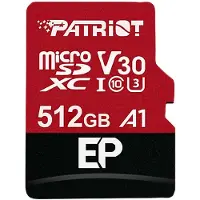 Patriot Memory EP V30 A1, 512 GB, MicroSDXC, Klasse 10, UHS-I, 90 MB/s, 80 MB/s