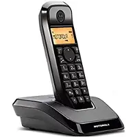 Motorola S1201 DECT-Telefon S12, Anrufsperre, Nicht-Stören, Freisprechen, 50 Kontakte, heller Bildschirm