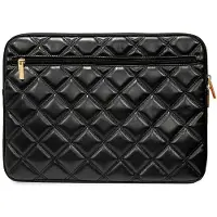 GUESS Sleeve GUCS14ZPSQSSGK 14" czarny/black Quilted 4G