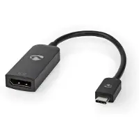 Nedis Ccgb64353bk02 Usb-c-auf-displayport-f-adapter Usb 3.2 Gen 1 8k Vernickelt 0.2 M 30hz