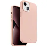 Uniq etui Lino Hue iPhone 14 Plus 6,7" Magclick Charging różowy/blush pink