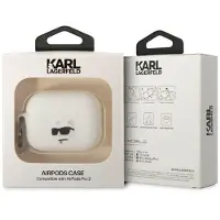 Karl Lagerfeld Silikon NFT Choupette Kopf 3D - AirPods Pro 2 Gehäuse (biay)