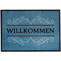 Andiamo Fußmatte Carmen Willkommen blue, 39 x 58 cm GLO795851263