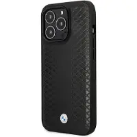 BMW Bmhmp14x22rfgk Iphone 14 Pro Max 6.7 Leather Diamond Pattern Handyhülle