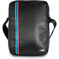 BMW Torba Bmtb8Mcpbk Tablet 8 Czarny/Schwarz Carbon / Tricolor Stripe
