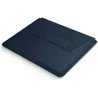 Uniq Oslo Laptop Hülle 14 Zoll - Laptop Sleeve mit faltbarem Laptopständer - Navy Blue
