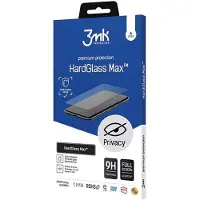 3MK HardGlass Max Privacy iPhone 15 Pro Max 6.7" czarny/black, Fullscreen Glass