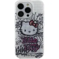 Hello Kitty Hkhcp14lhdgpht Iphone 14 Pro 6.1 Biały Iml Kitty On Bricks Graffiti Handyhülle