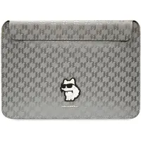 Karl Lagerfeld Sleeve KLCS14SAKHPCG 14" srebrny/silver Saffiano Monogram Choupette