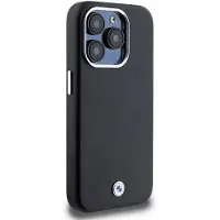 BMW BMHMP15L23PUFWK iPhone 15 Pro 6.1"czarny/black Signature Wrapped Metal MagSafe