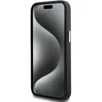 BMW BMHMP15S23PUFWK iPhone 15 / 14 / 13 6.1"czarny/black Signature Wrapped Metal MagSafe