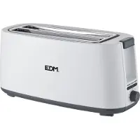 EDM Toaster Weiß Design Doppelschlitztoaster 1400W