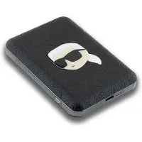 Karl Lagerfeld Karl Head Pin Magsafe Induktiv 5000Mah 16W Powerbank - Schwarz