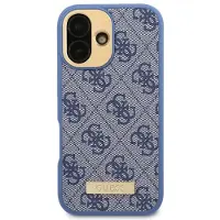 GUESS Fall 4G Logo Platte Magsafe Na Iphone 16 Plus - Niebieskie