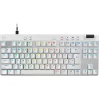Logitech G PRO X TKL RAPID, Kabelgebunden, USB, Magnetic-mechanical key switch, QWERTY, LED, Weiß