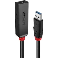 Lindy 43402, USB 3.2 Gen 1 (3.1 Gen 1) Type-C, USB 3.2 Gen 1 (3.1 Gen 1) Type-C, 5000 Mbit/s, Schwarz, Acrylnitril-Butadien-Styrol (ABS), Rundkabel