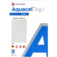 Aquacel Ag+ Extra 20x30 cm Kompressen 5 St Auflage