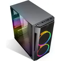 SPIRIT OF GAMER Boitier Mini Tour Micro Atx Deathmatch 3 RGB Avec Panneaux Vitrés (Noir)