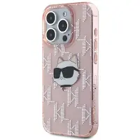 Karl Lagerfeld Klhcp15xhklpchp Iphone 15 Pro Max 6.7 Iml Choupette Head&monogram Handyhülle