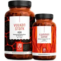 NATURTREU Msm, Kurkuma & Weihrauch Vorteilspaket: Vulkanstark, Flammengarde - 292 g