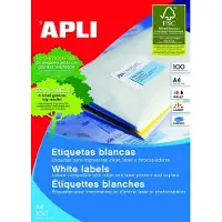 APLI 1270-boxen-mehrzwecketikett 70x25.4 Mm