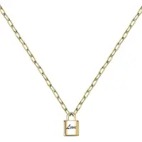La Petite Story Padlock Yg Halskette