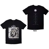 Behemoth The Shit Ov God Vertical Logo Cover Back Print