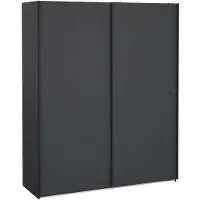 Ebuy24 Bergamo Schiebetürenschrank 2 Türen 180x220cm matt grau.