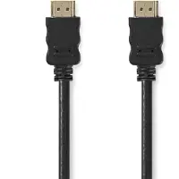 Nedis Cvgl34002bk250 High Speed Hdmi-kabel über Ethernet Hdmi-hdmi 4k Arc 10.2 Gbps 25 M 30hz