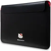 Hello Kitty Sleeve HKCS14PGHDLMK 14" czarny/black PU Metal Logo