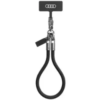 Audi Universal Handy-Lanyard 28Cm 8Mm Schwarz/Schwarz Au-Hsl8-R8/D1-Bk