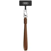 Audi Universal-Telefon-Schlüsselband 28Cm 10Mm Leder Braun/Braun Au-Hslsl-Gt/D1-Bn