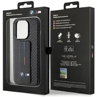 BMW Bmhcp15lgspcck Iphone 15 Pro 6.1 Grip Stand Smooth&carbon Handyhülle