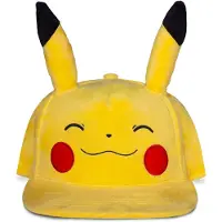 Difuzed Pokemon Snapback Cap Smiling Pikachu