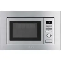 Smeg Fmi017x Eingebauter Mikrowellenherd Mit Grill 17 Liters / EU Plug 220V 17 Liters