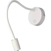 Licht-Erlebnisse LED Wandleuchte mit Schalter Weiß 2700 K 660 lm flexibel Modern Wandlampe zum Lesen
