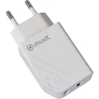 Muvit For Change Usb Qc 3.0 18w+ 1 Usb-c Pd Ladegerät 20w