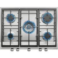 Teka EX 70 1 5G AI AL DR NAT, Edelstahl, Integriert, Gaskochfeld, 5 Zone(n), 5 Zone(n), Regelmäßig