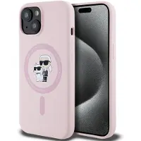 Karl Lagerfeld Liquid Silicone Karl And Choupette Magsafe Iphone 15 Handyhülle