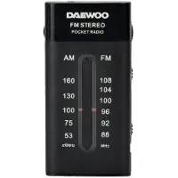 Daewoo Dw1109 Tragbares Radio Durchsichtig One Size / EU Plug 220V Durchsichtig One Size