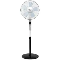Orbegozo SF 2140, Haushalts-Lamellenlüfter, Schwarz, Silber, Flur, 40 cm, Fernbedienung, 15 h