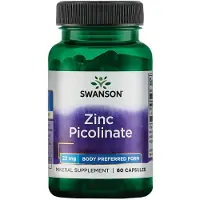 Swanson Health , Zinc Picolinate (Zinkpicolinat), mit 22mg elementarem Zink 60 St
