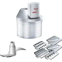 Bamix SliceSy elektrische Reibe/Spiralisierer Grau, Transparent