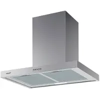 CATA Konventioneller Rauchfang S PLUS 7010 X 70 cm Silberfarben