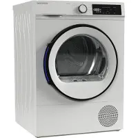 Daewoo TD-B8GP1WD0-DE Wäschetrockner Frontlader, D, 8 kg Wärmepumpentrockner, 15 Programme, Kurzprogramm, Knitterschutz