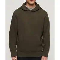 Superdry für Herren. M2013518A Sweatshirt mit Micrologo-Druck grün (L), Lässig, Baumwolle, Langarm