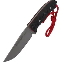Muela Schwarzes Micarta 3D-Messer, Satin