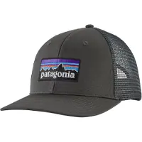 Patagonia Kappe P6 Logo Trucker Hat Forge Grey